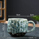 GobekUsa Hammer Pattern Porcelain Mugs, Set of 2
