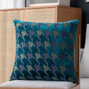 GobekUsa Houndstooth Luxury Pillow Cover 45x45cm - High-end Decorative Sofa Cushion Case