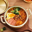GobekUsa Korean Ramen Noodle Cooker Pot Hot Cooking Instant Stew Lid Pan Stockpot