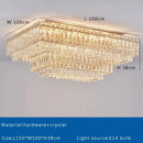 GobekUsa Crystal Round Ceiling Lamp - Nordic Luxury Home Decor Luxe Chandelier
