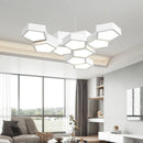GobekUsa LED Chandelier Light Remote Dimming Pendant Minimalist Indoor Lighting