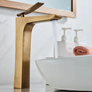 GobekUsa Bronze Basin Faucet: Hot & Cold Deck Mounted Bathroom Sink Mixer Tap