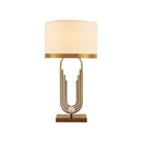 GobekUsa Brass Table Lamp: Modem Luxury Antique Gold Lighting for Home Decor & Office Room