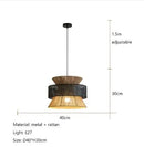 GobekUsa Handmade Hemp Rope Chandelier Pendant Light for Restaurant and Cafe