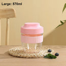 GobekUsa Breakfast Cup with Spoon: Portable Food Storage Container for Students and Picnics