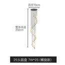 GobekUsa LED Ring Chandelier for Home Decor - Modern, Rotating, Indoor Lighting Solution
