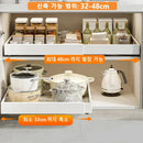 GobekUsa Kitchen Storage Rack Drawer Organizer with Slide Rails
