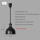 GobekUsa Electric Food Heating Pendant Light - Stylish and Functional Fixture for Kitchens and Restaurants