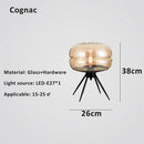 GobekUsa Glass Desk: Modern Decorative LED Living Room Bedroom Creative Glass Decor Desk