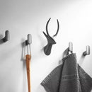 GobekUsa Brass Gray Deer Hook: Creative Wall Hanging Coat Hook
