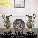 GobekUsa Resin Vase Dried Flowers Arrangement for Living Room Decor