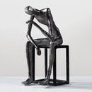 GobekUsa Abstract Thinkers Sculpture: Decorative Figurines for Home Furnishings