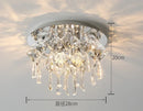 GobekUsa Crystal Ceiling Lamp: Luxury Modern LED Ceiling Light for Home Indoor Lighting