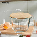 GobekUsa Borosilicate Glass Measuring Cup Jug, Large Capacity for Baking, Cooking, Kitchen