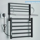 GobekUsa Electric Towel Warmer Rack Digital Display Temperature Time Control Towel Rail