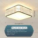 GobekUsa Crystal Zen Ceiling Light for Living Room, Bedroom, and Dining Room