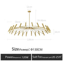 Minimalist Metal G9 Pendant Chandelier