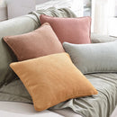 GobekUsa Cotton Linen Peach Orange Grey Ivory Pillow Cover for Living Room Eco-friendly