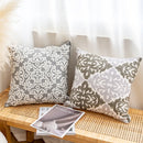 GobekUsa Ethnic Pattern Cushion Cover with Tassels 45x45cm for Cozy Home Decoration