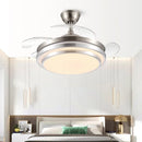 GobekUsa 42" Retractable LED Ceiling Fan, Remote Control, Modern Design