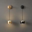 GobekUsa Copper Adjustable Wall Lamp for Bedroom LED Reading Light