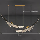 GobekUsa Italian Copper Chandelier: Modern, Luxury, Light Guide Design for Restaurant and Bar