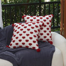 GobekUsa Heart-shaped Embroidered Cushion Cover Set - Nordic Simplicity Decor for Sofa