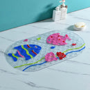 GobekUsa Cartoon Non-Slip Bathroom Mat with Suction Cup for Child Bathtub Eco-Friendly