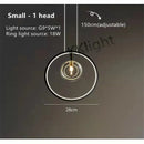 GobekUsa Glass Bubble Chandelier: Modern Nordic LED Pendant Lighting for Dining Room & Kitchen