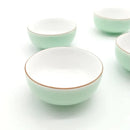 GobekUsa Celadon Tea Cup Set: Green Outside, White Inside, Creative Kung Fu Porcelain Teacup