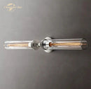 GobekUsa Knurled Linear Glass Sconce LED Wall Lamp for Modern Lighting Décor