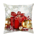 GobekUsa Christmas Sofa Pillow Cover Home Decor Throw Pillowcase Santa Claus Printed