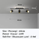GobekUsa LED Chandelier with Spotlights for Living Room Bedroom Ceiling Decor