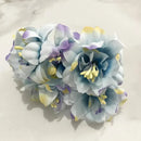 GobekUsa Blue Flower Stamen Berries Bundle for DIY Wedding Cake Decor