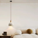 GobekUsa Cement Chandelier LED Pendant Lamp for Bedroom, Dining Room, Hallway