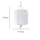GobekUsa Linen Cotton Pendant Lamp: Nordic White DIY Fabric Shade LED Island Lighting