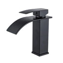 GobekUsa Gold Waterfall Basin Faucet - Brass Mixer Tap for Bathroom Sink, Hot and Cold