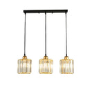 GobekUsa Crystal Trio Pendant Light for Modern Spaces