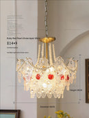 GobekUsa Crystal Chandelier: Elegant Retro Lighting for Bedroom, Dining, Living Room & Cloakroom