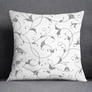 GobekUsa Geometric Floral Print Lumbar Pillow Case 45X45cm Sofa Cushion Cover