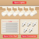 GobekUsa COB Chandelier Track Ceiling LED Spotlights for Living Room, Store Rail Lighting