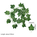 GobekUsa Ivy Green Fake Leaves Garland Vine Wall Decoration Artificial Plants