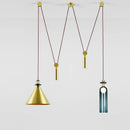 GobekUsa Industrial Metal Pendant Light Kitchen Adjustable Designer LED Dinning Room Decor