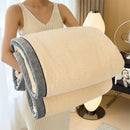 GobekUsa Cozy Carved Velvet Blanket | Warm, Soft & Breathable | Autumn Winter Sofa Bed Throw