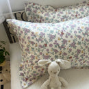 GobekUsa Korean Floral Cotton Pillowcase 40x60cm, 48x74cm, 50x80cm, Home Cushion Cover
