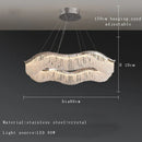 GobekUsa Crystal Bead Chandelier LED Lights for Modern Luxury Home Decor & Bedroom