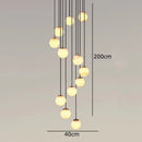 GobekUsa LED Pendant Light Chandeliers for Living Room Staircase Indoor Lighting
