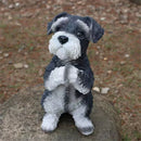 GobekUsa Dog Sculpture for Home Decor - Lifelike Resin Pup Figurine Craft