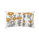 GobekUsa Daisy Home Floral Geometric Embroidery Pillow Cover 45x45cm/30x50cm Yellow Blue