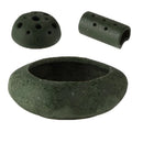 GobekUsa Lotus Seedpod Ceramic Vase Artificial Flower Pot Modern Desk Decor
